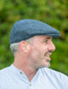 Vintage Tweed Flat Cap - Blue Salt & Pepper