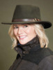 Ladies Boston Jack Wool Felt Hat - Olive