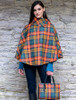 Mucros Poncho - Summer Plaid