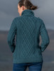 Ladies Super Soft Drawstring Sweater With Pouch Pocket - Irish Sea