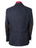 Ryan Navy Classic Fit Irish Tweed Jacket