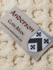 Anderson Clan Aran Poncho - Label