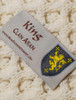 King Clan Aran Poncho - Label