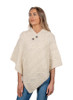 NB: Model is wearing sample Clan Aran Poncho (not this clan pattern) for demonstrative purposes