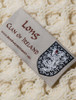 Long Clan Aran Poncho - Label