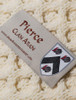 Pierce Clan Aran Poncho - Label