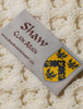 Shaw Clan Aran Poncho - Label