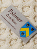 Palmer Clan Aran Poncho - Label