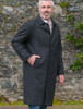 Sean Tweed Over-Coat - Grey Herringbone