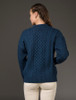 Merino Wool Aran Lumber Jacket - Atlantic