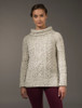 Aran Cowl Neck Tunic Sweater - Aran Nep