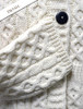 Sleeve Detail of Women's Merino Wool A-Line Fit Cardigan