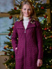 Double Collar Merino Aran Coat - Wine (CatImage_/christmas-for-her) (CatImage_/aran-christmas-store)