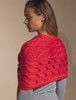 Super Soft Cabled Shawl - Coral