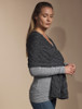 Super Soft Cabled Shawl - Slate Grey