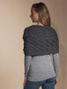 Super Soft Cabled Shawl - Slate Grey