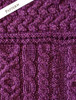 Pattern Detail of Women's Keyhole Crew Neck Sweater