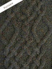 Pattern Detail of Revere Button Collar Aran Cardigan