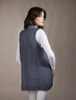 Cable Aran Waistcoat - Denim