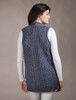 Cable Aran Waistcoat - Denim