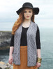 Cable Aran Waistcoat - Lavender