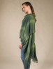 Lambswool Celtic Ruana Wrap - Green Checks