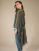 Lambswool Celtic Ruana Wrap - Mountain Green