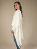 Lambswool Celtic Ruana Wrap - Cream