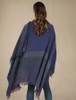 Lambswool Celtic Ruana Wrap - Mountain Blue