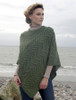 Super Soft Cable Stitch Poncho - Meadow Green