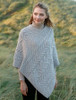 Super Soft Cable Stitch Poncho - Toasted Oat