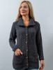 Button-Down Patchwork Cardigan - Derby