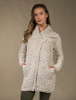 Two Tone Merino Wool Coat - Oatmeal