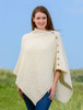 Super Soft Trellis Poncho -  Classic Aran