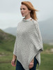 Super Soft Trellis Poncho - Toasted Oat