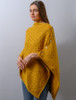 Super Soft Trellis Poncho -  Yellow