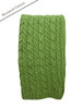 Super Soft Aran Throw - Meadow Green