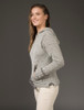Wool Hoodie with Pouch Pocket - Grey