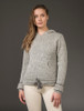 Wool Hoodie with Pouch Pocket - Grey