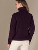 Women's Merino Ribbed Turtleneck Sweater - Damson