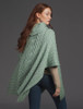 Super Soft Cowl Neck Poncho - Seafoam