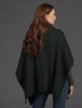 Super Soft Cowl Neck Poncho - Seaweed