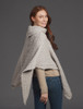 Super Soft Cowl Neck Poncho - Toasted Oat