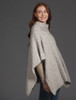 Super Soft Cowl Neck Poncho - Toasted Oat