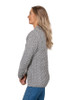 Ladies Merino Button Cardigan - Side View