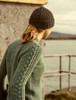 Luxury Fine Wool Aran Sweater - Sea Foam Green