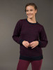 Norwegian Sweater for Women - Navy/Red