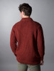 Fisherman Shawl Neck Sweater - Sienna