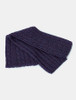 Aran Heritage Cable Scarf - Heather