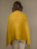Aran Buttoned Wool Poncho